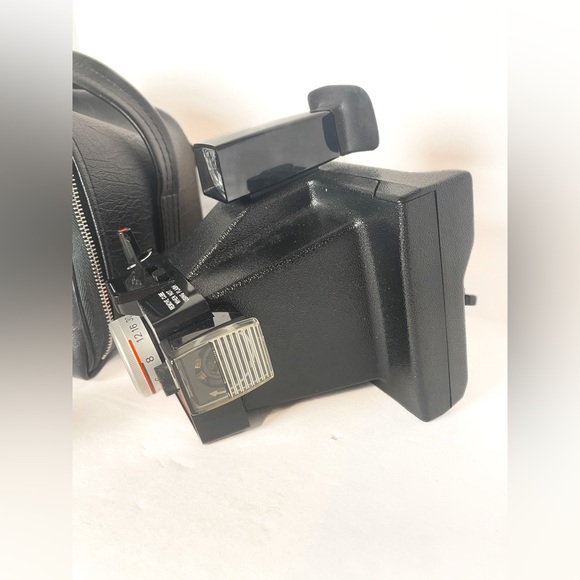 1970s Polaroid Super Shooter Plus Instant Land Camera w/ Case & Paperwork - Picture 7 of 8